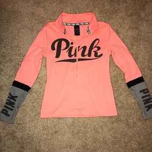 PINK 3/4 Zip Up